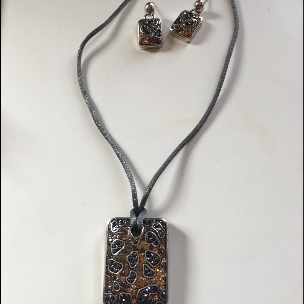 Brighton necklace and earrings